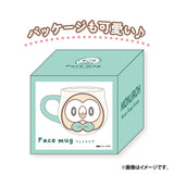 Rowlet Face Mug Cup Poképeace (Pokémon Peaceful Place) - Authentic Japanese Takara Tomy Mug (ceramic) 
