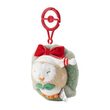 Rowlet Mascot Plush Pokémon Holiday Blessings - Authentic Japanese Pokémon Center Mascot Plush Keychain 