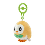 Rowlet Mascot Plush With Carabiner - Authentic Japanese Pokémon Center Mascot Plush Keychain 