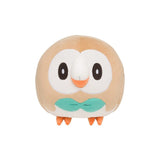 Rowlet Mochiricchi Round Plush Cushion - Authentic Japanese Pokémon Center Plush 