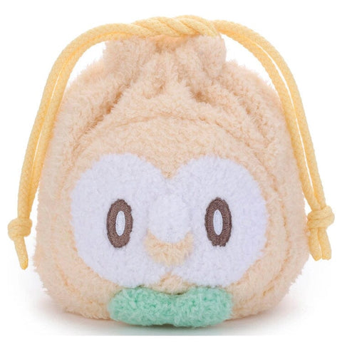 Rowlet Plush Bag Poképeace - Authentic Japanese Takara Tomy Pouch Bag 