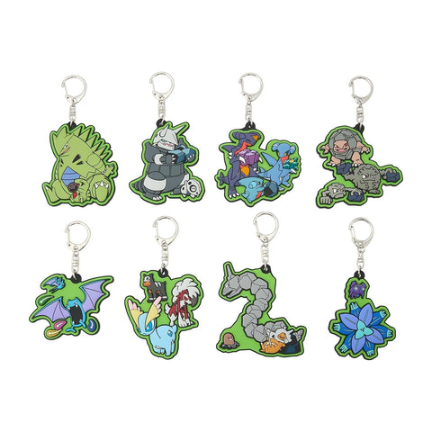 Grottemon Keychain Rubber Keychain Collection CAVE DWELLER (8Pcs/BOX) | Authentic Japanese ...