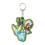 Rubber Keychain Collection CAVE DWELLER (8Pcs/BOX) - Authentic Japanese Pokémon Center Keychain 