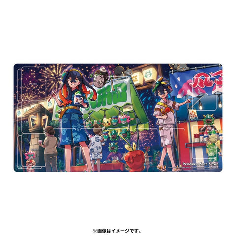 Rubber Playmat Kieran Pokémon Card Game - Authentic Japanese Pokémon Center TCG 