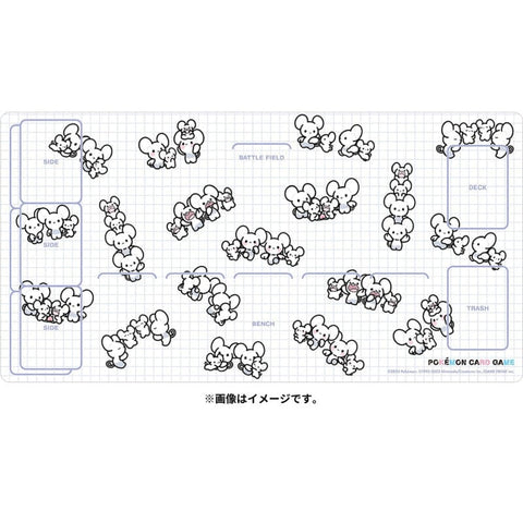Rubber Playmat Maushold Pokémon Card Game - Authentic Japanese Pokémon Center TCG 