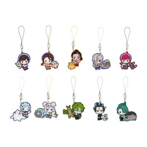 Rubber Strap Collection - POKÉMON TRAINERS PALDEA (10Pcs/BOX) - Authentic Japanese Pokémon Center Keychain 