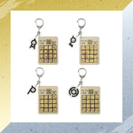 Ruins of Alph Slide Puzzle Collection - Pokémon Gold and Silver 25th Anniversary (4Pcs/BOX) - Authentic Japanese Pokémon Center Keychain 