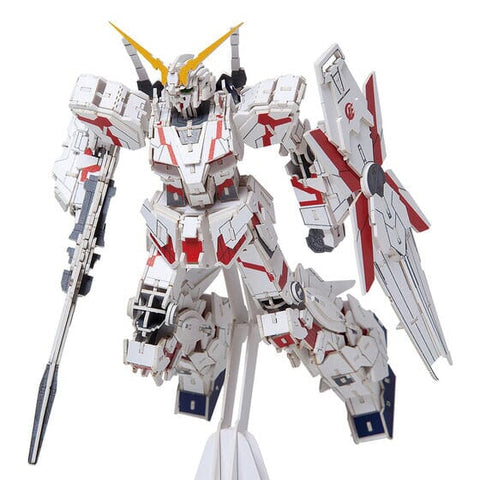 RX-0 Unicorn Gundam 3D puzzle Paper Art si-gu-mi PRO - Mobile Suit Gundam - Authentic Japanese Azone Model kit 