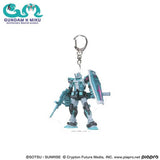 RX-78-2 (Miku Ver.) Acrylic Keychain - Gundam 45th Anniversary x Hatsune Miku - Authentic Japanese Bandai Namco Keychain 