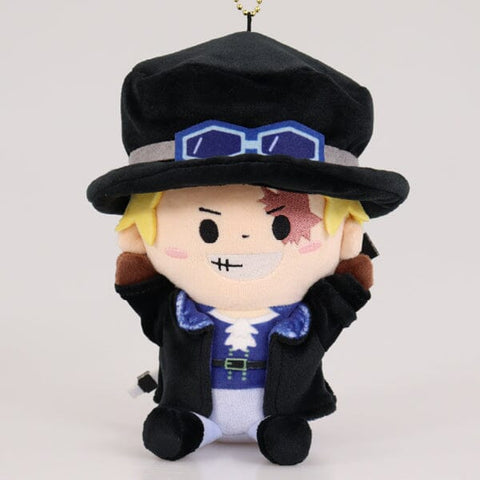 Sabo Plush Keychain Banzai! - ONE PIECE - Authentic Japanese TOEI ANIMATION Mascot Plush Keychain 