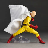 Saitama Revoltech Amazing Yamaguchi Figure - One-Punch Man - Authentic Japanese KAIYODO Figure 