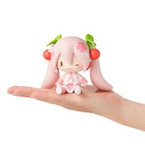 Sakura Miku Fuwa Petit Deformed Figure Hatsune Miku Series - VOCALOID Series - Authentic Japanese SEGA Figure 