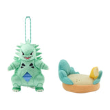 Sand Stream Tyranitar Mascot Plush With Field OTENKI TEAM - Authentic Japanese Pokémon Center Mascot Plush Keychain 