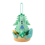Sand Stream Tyranitar Mascot Plush With Field OTENKI TEAM - Authentic Japanese Pokémon Center Mascot Plush Keychain 
