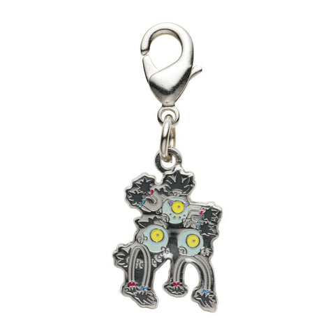 Sandy Shocks - National Pokédex Metal Charm Keychain #989 - Authentic Japanese Pokémon Center Keychain 