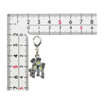 Sandy Shocks - National Pokédex Metal Charm Keychain #989 - Authentic Japanese Pokémon Center Keychain 