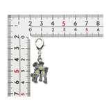 Sandy Shocks - National Pokédex Metal Charm Keychain #989 - Authentic Japanese Pokémon Center Keychain 