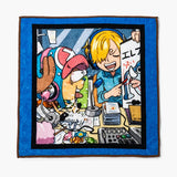 Sanji & Chopper Hand Towel - Mugiwara Space - ONE PIECE - Authentic Japanese TOEI ANIMATION Towel (cotton) 