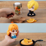 Sanji & Nami Figure Set Look Up Series (Limited Edition) Cloche and Mikan Included - ONE PIECE - Authentic Japanese MegaHouse Figure 
