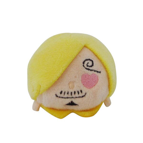 Sanji Plush Mascot Mugimugi Otedama ONE PIECE - Authentic Japanese TOEI ANIMATION Mascot Plush Keychain 