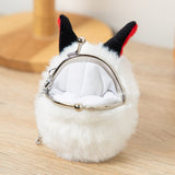 San's Mask Soft Mini Clasp Mascot Purse - Princess Mononoke - Authentic Japanese Sun Arrow Mascot Plush Keychain 