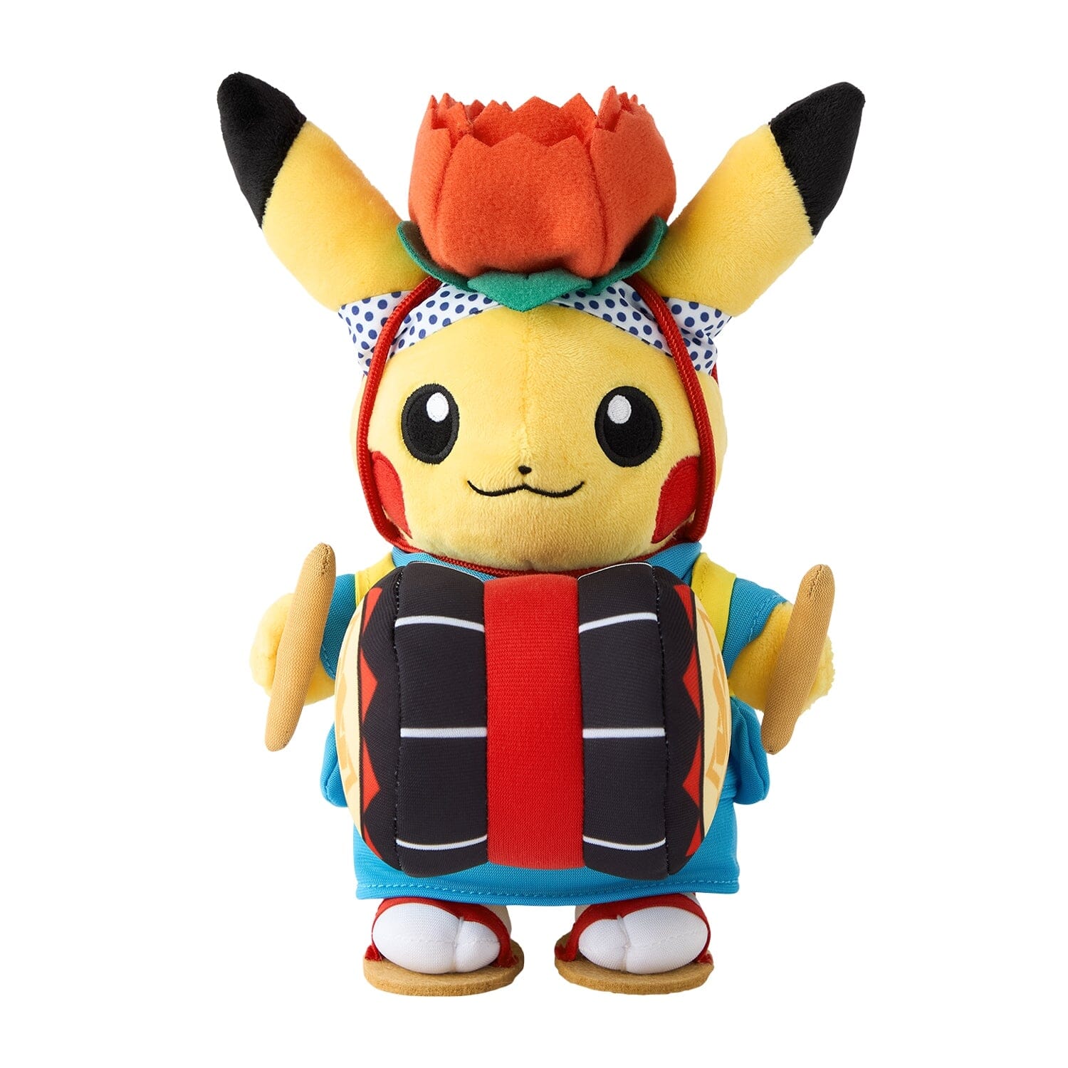Sansa Odori Matsuri Pretend Pikachu Plush - Pokémon Center Tōhoku