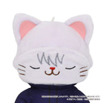 Satoru Gojo (Eye Mask Included) withCAT Plush Keychain - Jujutsu Kaisen - Authentic Japanese movic Mascot Plush Keychain 