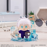 Satoru Gojo Plush & Acrylic Stand Display Set - Jujutsu Kaisen - Authentic Japanese SEGA Plush 