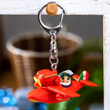 Savoia & Porco Keychain - Porco Rosso - Authentic Japanese Benelic Keychain 