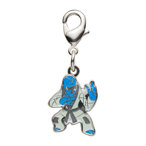 Sawk - National Pokédex Metal Charm Keychain #539 - Authentic Japanese Pokémon Center Keychain 