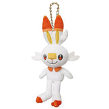 Scorbunny Mascot Plush PM34 Pokémon ALL STAR COLLECTION Mascot - Authentic Japanese San-ei Boeki Mascot Plush Keychain 