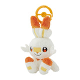 Scorbunny Mascot Plush With Carabiner - Authentic Japanese Pokémon Center Mascot Plush Keychain 