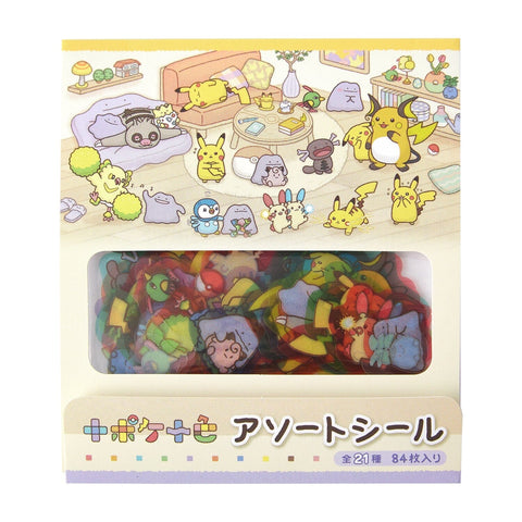 Seal Stickers Set Ten Poké Ten Colors - Authentic Japanese Pokémon Center Sticker 