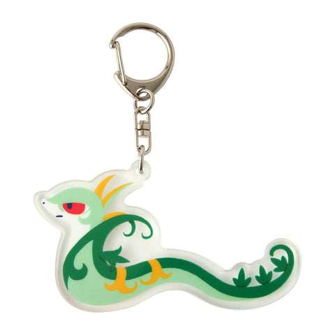 Serperior Acrylic Keychain POKÉMON NYORO NYORO FRIENDS - Authentic Japanese Pokémon Center Keychain 