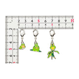 Sewaddle, Swadloon, Leavanny - National Pokédex Metal Charm Keychain #540, #541, #542 - Authentic Japanese Pokémon Center Keychain 