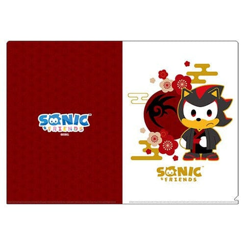 Shadow Winter Clothes A4 Clear File Kimono Series - SONIC & FRIENDS - Authentic Japanese SEGA File Folder 