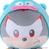 Shadow × Hangyodon Plush (M) - SONIC＆FRIENDS Sanrio characters - Authentic Japanese SEGA Plush 