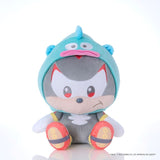 Shadow × Hangyodon Plush (M) - SONIC＆FRIENDS Sanrio characters - Authentic Japanese SEGA Plush 