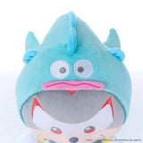 Shadow × Hangyodon Plush (M) - SONIC＆FRIENDS Sanrio characters - Authentic Japanese SEGA Plush 