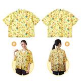 Sheer Open Collar Shirt (Free) Midarezaki - Authentic Japanese Pokémon Center T-shirt (synthetic) 