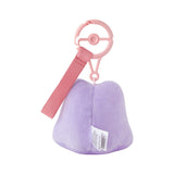 Shy Ditto Mascot Plush With Carabiner Ten Poké Ten Colors - Authentic Japanese Pokémon Center Mascot Plush Keychain 