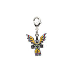 Sigilyph - National Pokédex Metal Charm Keychain #561 - Authentic Japanese Pokémon Center Keychain 