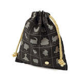 Silhouette Drawstring Bag (Monochrome) - Pokémon - Authentic Japanese Pokémon Center Pouch Bag 