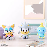 Silver Mascot Plush Keychain - SONIC & FRIENDS - Authentic Japanese SEGA Mascot Plush Keychain 