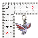 Skarmory - National Pokédex Metal Charm Keychain #227 - Authentic Japanese Pokémon Center Keychain 