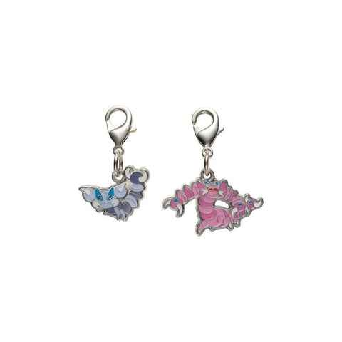 Skorupi, Drapion - National Pokédex Metal Charm Keychain #451, #452 - Authentic Japanese Pokémon Center Keychain 