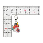 Slither Wing - National Pokédex Metal Charm Keychain #988 - Authentic Japanese Pokémon Center Keychain 