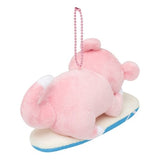 Slowpoke Mascot Plush Keychain - Pokémon Surf - Authentic Japanese Pokémon Center Mascot Plush Keychain 