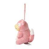 Slowpoke Mascot Plush With Carabiner - Authentic Japanese Pokémon Center Mascot Plush Keychain 