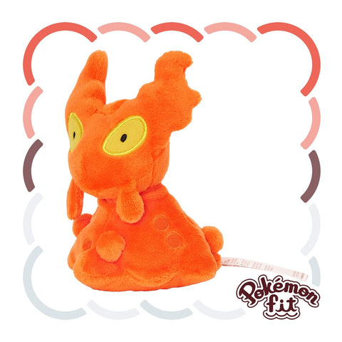 Slugma Plush Pokémon fit - Authentic Japanese Pokémon Center Plush 